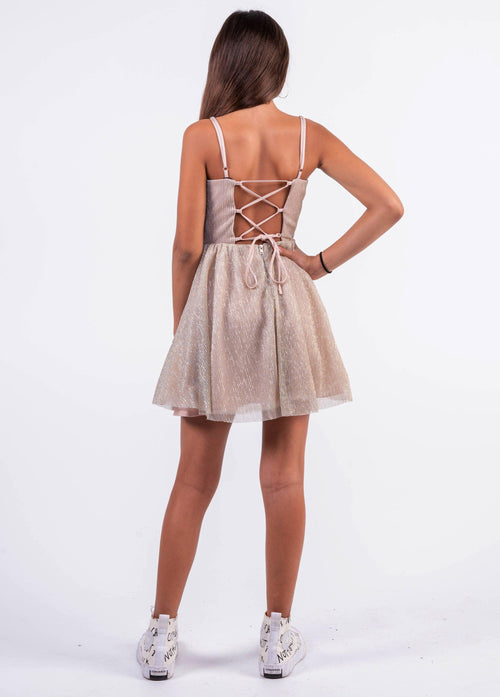 TARA Open Back Cocktail Dress