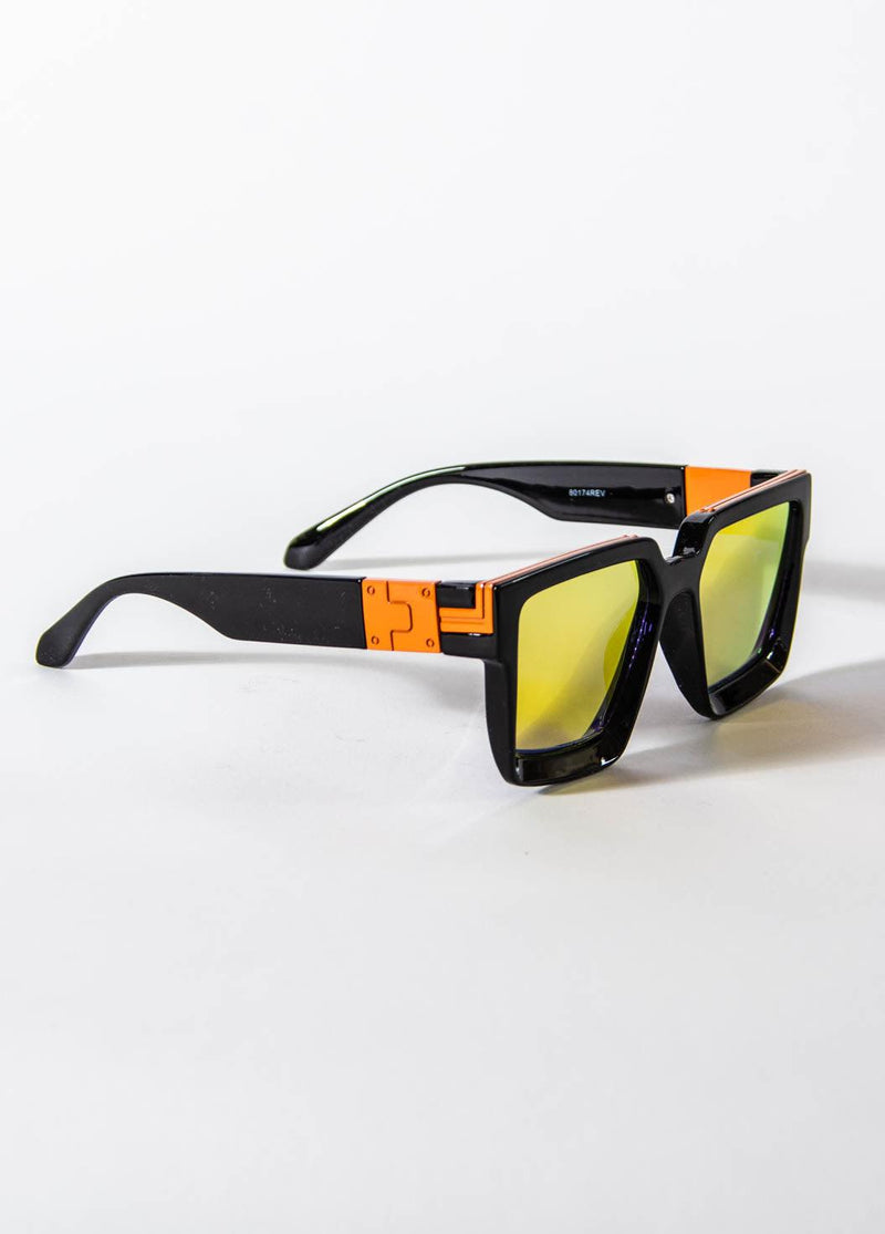 Polarized Gradient Rectangular Sunglasses