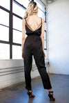 JANICE Low Back V Adjustable Straps Jumpsuits